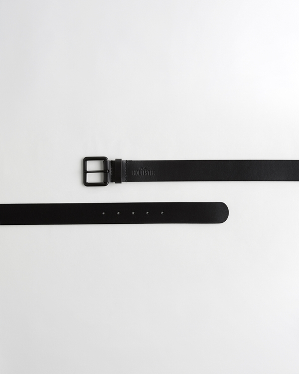 Leather Belt, Black view 2