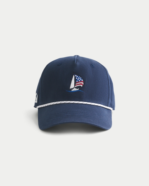 Bay Harbor Blues Baseball Hat, Navy view 1