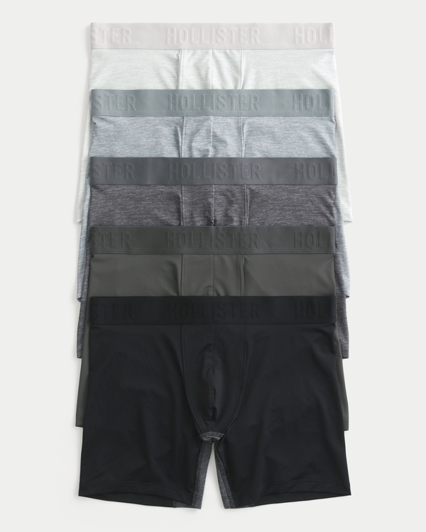 Longer-Length Sport Boxer Brief 5-Pack, Multi view 1