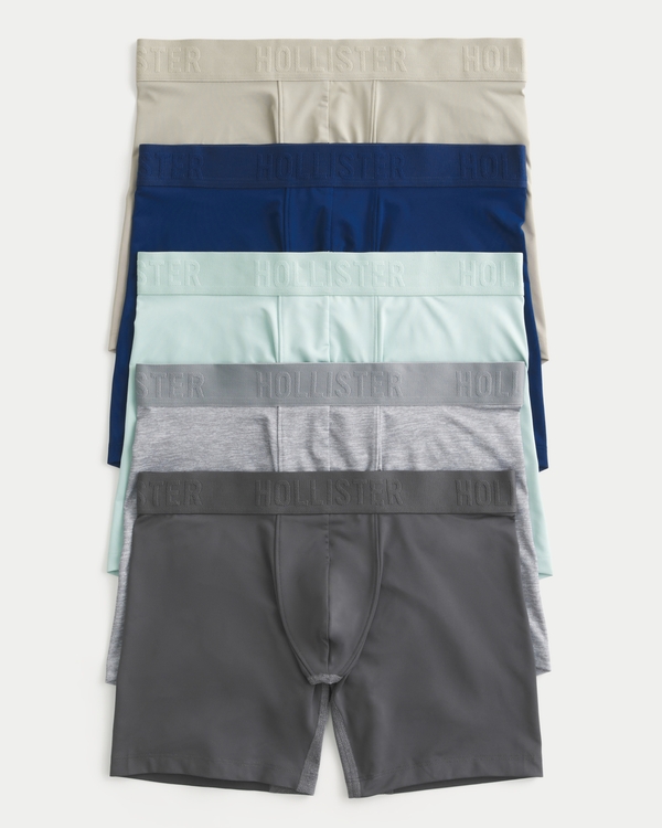 Longer-Length Sport Boxer Brief 5-Pack, Multi view 1
