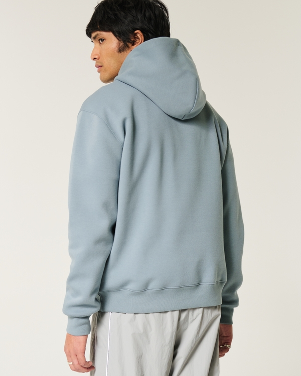 Relaxed Cooling Hoodie, Teal Gray view 2