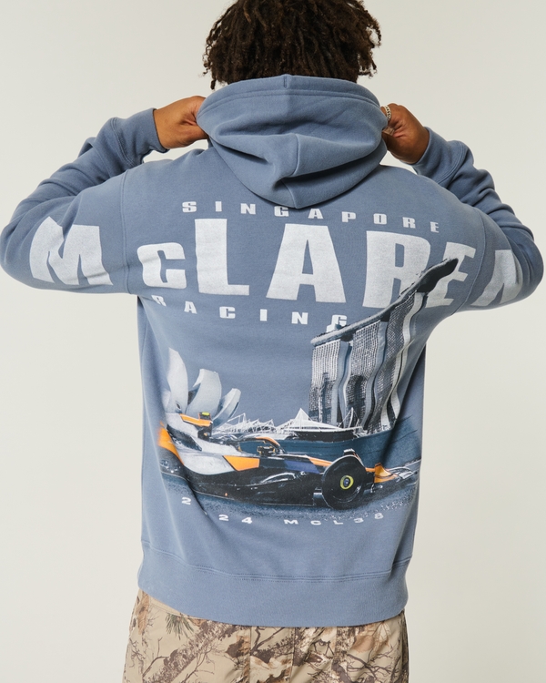 McLaren Graphic Hoodie, Blue Gray view 1