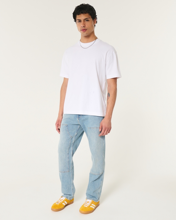 Heavyweight Boxy Crew T-Shirt, White view 2