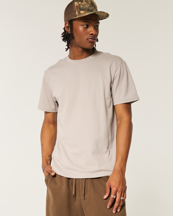 Relaxed Cooling Tee, Tan view 1