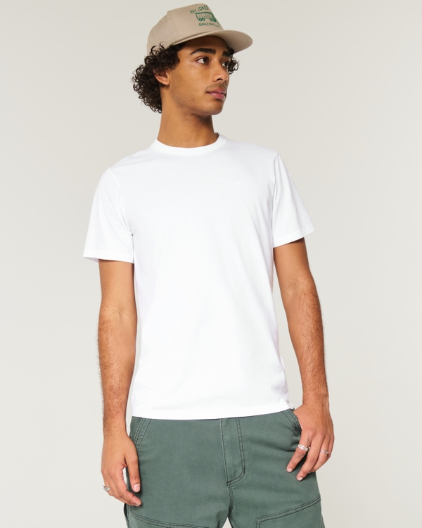 Icon Crew T-Shirt, White view 1