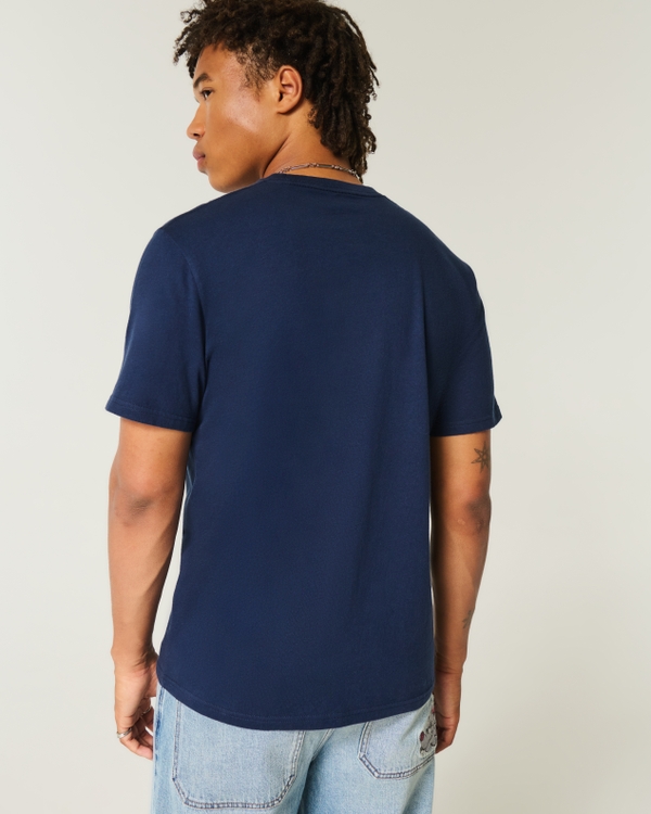 Classic Fit Crew T-Shirt, Navy view 2