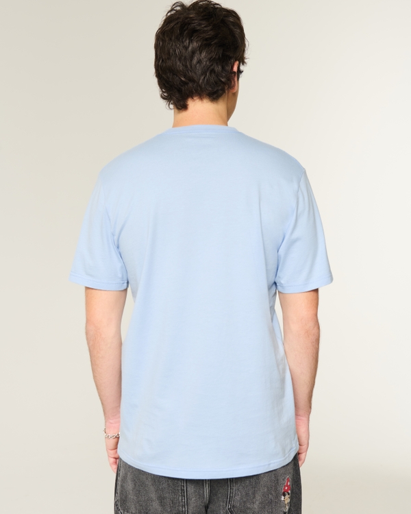 Classic Fit Crew T-Shirt, Light Blue view 2