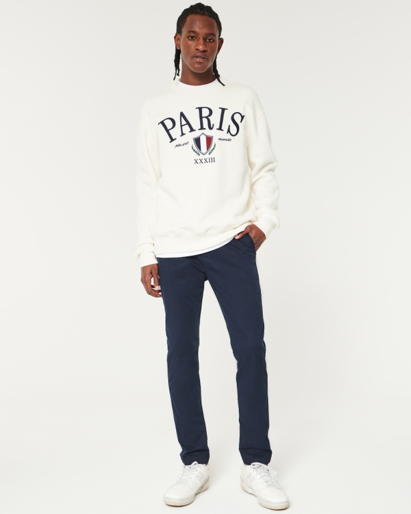 Skinny Chino Pants, Navy view 1