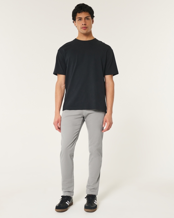 Skinny Chino Pants, Grey view 1