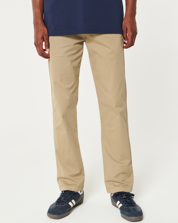 Straight Chino Pants, Light Khaki view 2