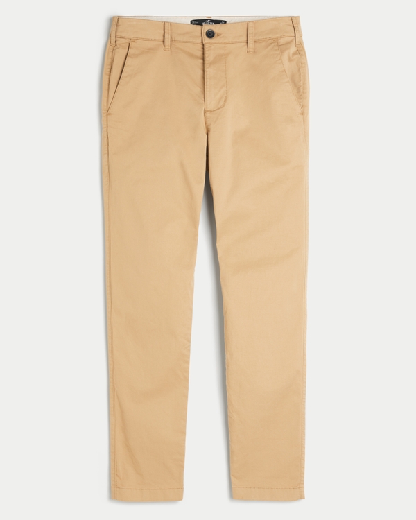 Skinny Chino Pants, Khaki view 1