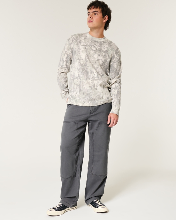 Baggy Carpenter Pants, Dark Gray view 1