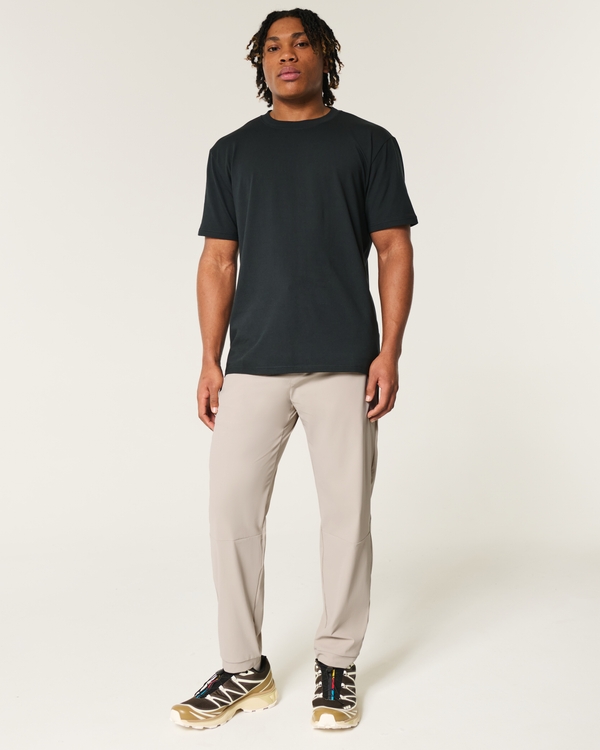 Relaxed All-Day Taper Pants, Tan view 1