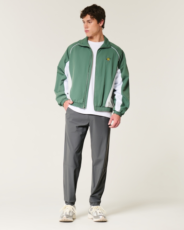 Relaxed All-Day Taper Pants, Dark Gray view 1
