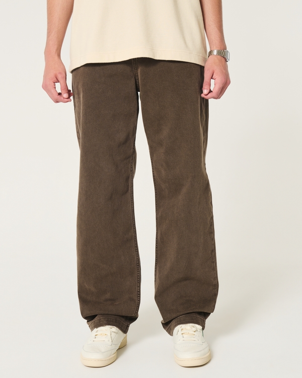 Baggy Jeans, Brown view 2