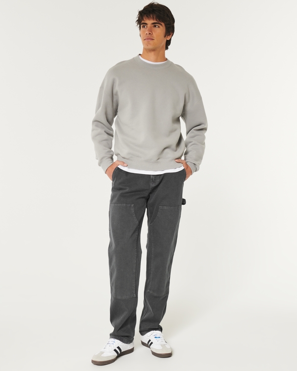Loose Carpenter Jeans, Dark Grey Carpenter view 1