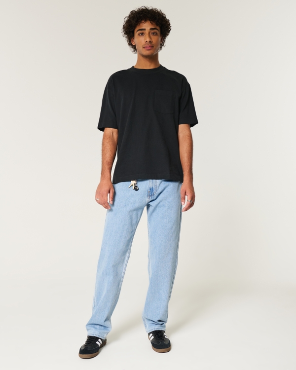 Light Wash Loose Jeans, Light view 1
