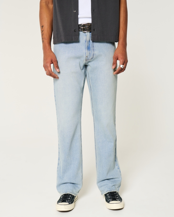 Light Wash Bootcut Jeans, Light view 2