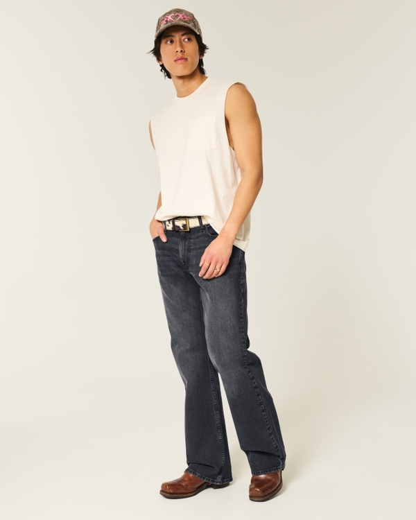 Washed Black Relaxed Boot Jeans, Washed Black view 1