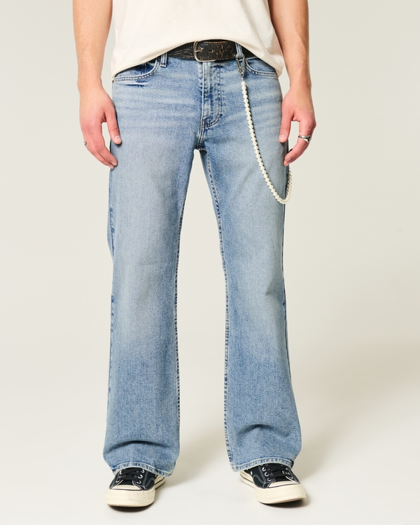 Medium Wash Relaxed Bootcut Jeans, Tinted Medium view 2
