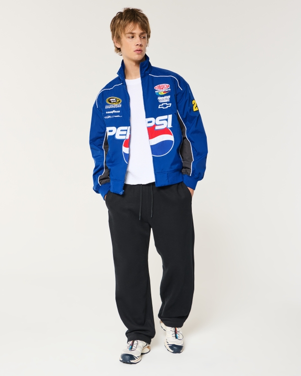 Pepsi NASCAR Graphic Zip-Up Racing Jacket, Blue view 2