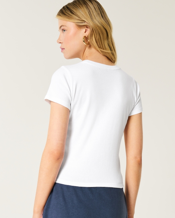 Crew Baby Tee, White view 2