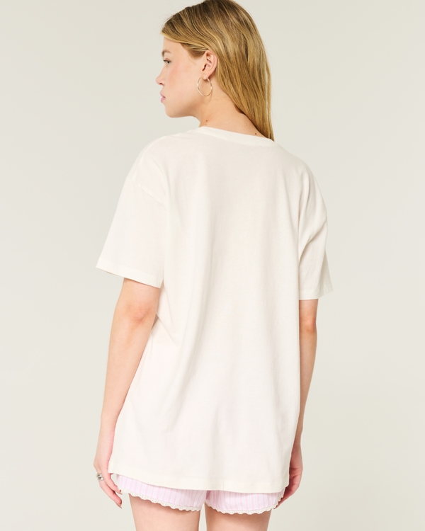 Paris Graphic Tee, Cloud White view 2