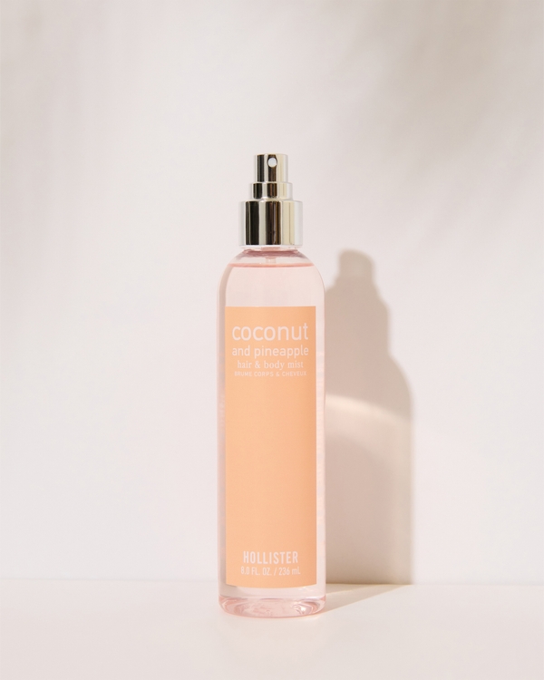 Coconut and Pineapple Hair & Body Mist, Coral view 1