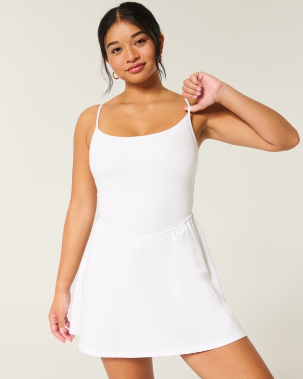 Gilly Hicks Active Strappy Back Dress, White view 1