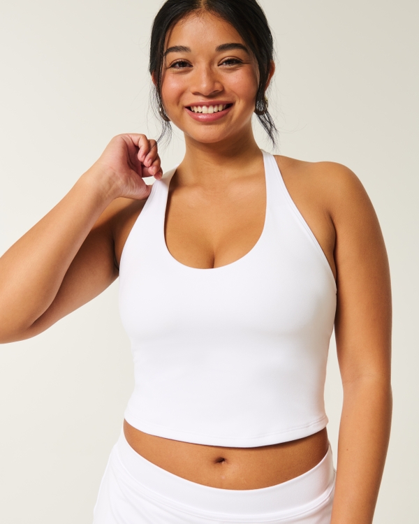 Gilly Hicks Active Recharge Halter Tank, White view 2