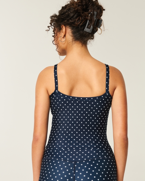 Gilly Hicks Active Recharge Tank, Navy Dot view 2