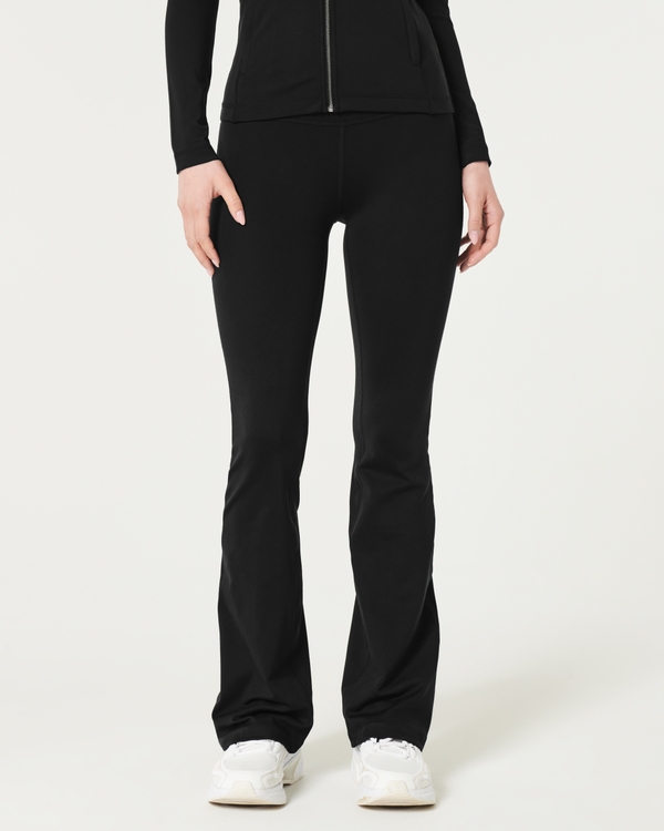 Gilly Hicks Active Recharge High-Rise Flare Leggings, Black view 2