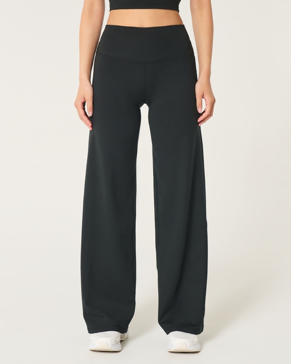 Gilly Hicks Active Recharge Wide-Leg Pants, Black view 2