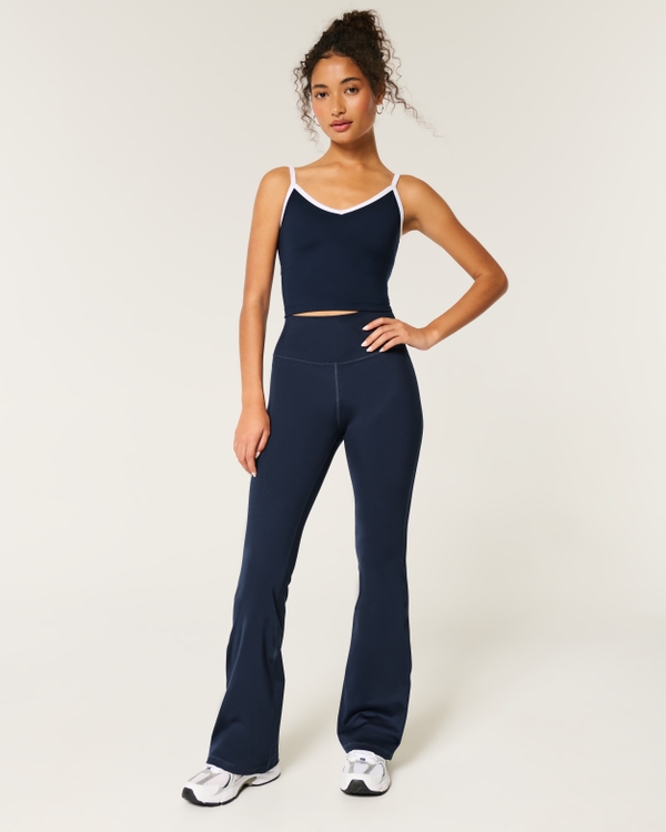Gilly Hicks Active Recharge Flare Leggings, Navy view 1