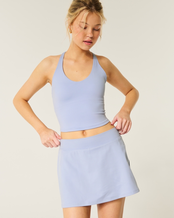 Gilly Hicks Active Recharge A-Line Skortie, Powder Blue view 1